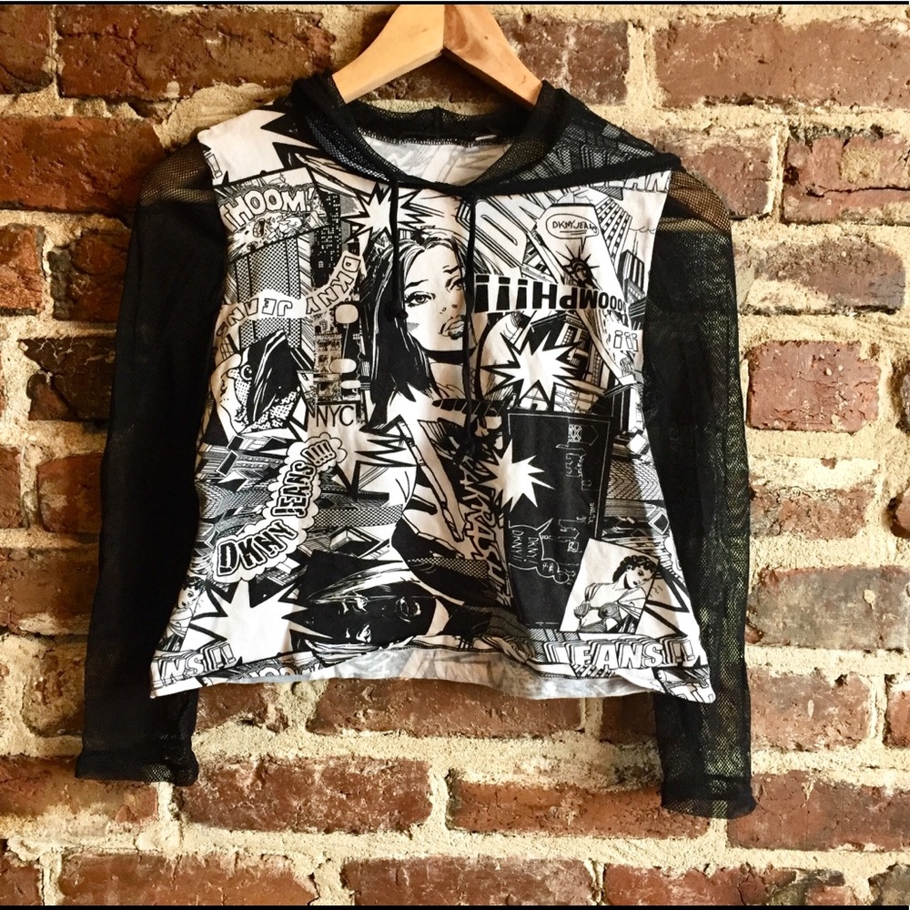 DKNY Comic Crop Top